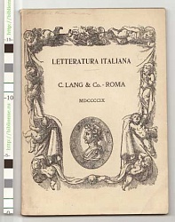 Итальянская литература. Каталог антикварных книг № 4